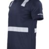 POLERA HIBRIDA CON CINTA REFLECTIVA MANGA CORTA HOMBRE - Imagen 4